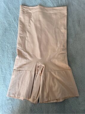 SPANX Shapewear Shorts in Nude/Blush with Red Logo Tag